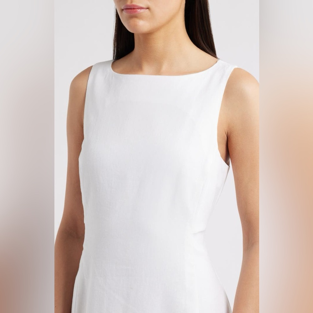 CHARLES HENRY Sleeveless Linen Blend Minidress ❤️NWT❤️IN STORES❤️ - Picture 4 of 6